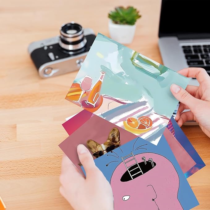 EggSun Vision Board Supplies with 1200+ Images & Quotes Collage Magazine Book, Wall Clip Art Scrapbook Journal Kit for Vision Board Making Beginners Women Men Teen Girls Coquette Room Decors (Preppy)