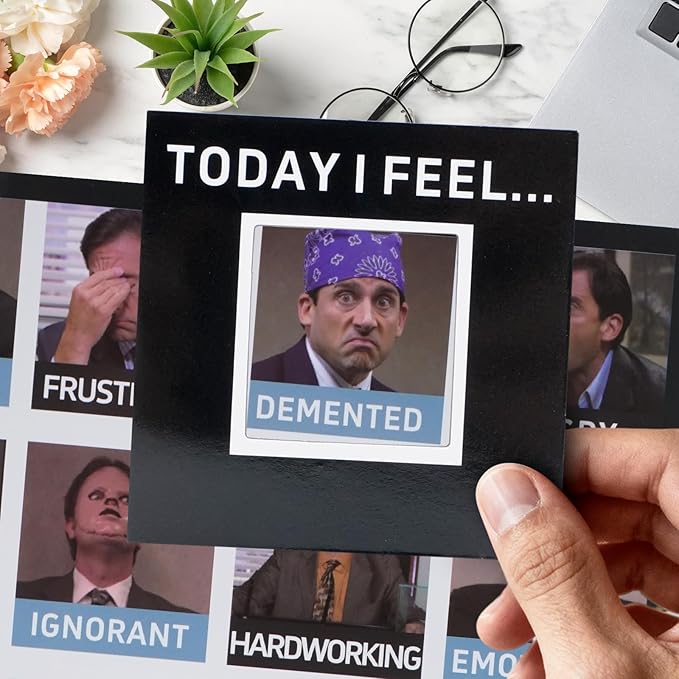 The Office Mood Magnet,The Office Gifts for TV Show Fans, Funny Magnets for Fridge,Today I'm Feeling