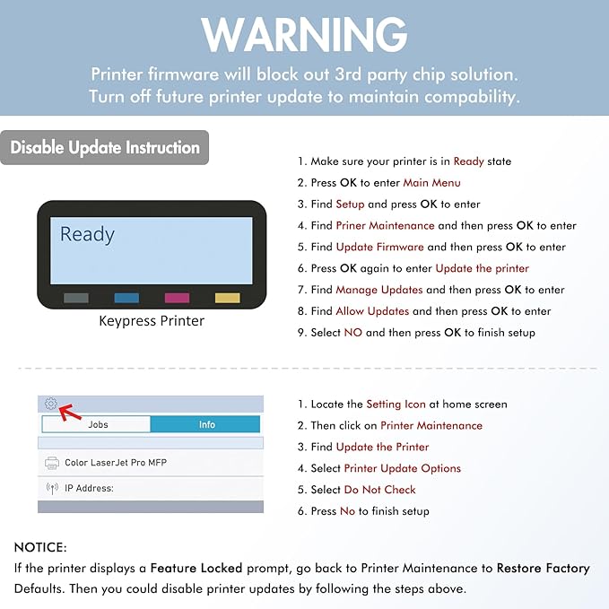 CF258A 58A Toner Cartridge Black M404n Compatible Replacement for HP 58A CF258A 58X CF258X Toner for HP Laserjet Pro M404n M404dn MFP M428fdw M428fdn M428dw Printer Ink High Yield 2 Pack with Chip