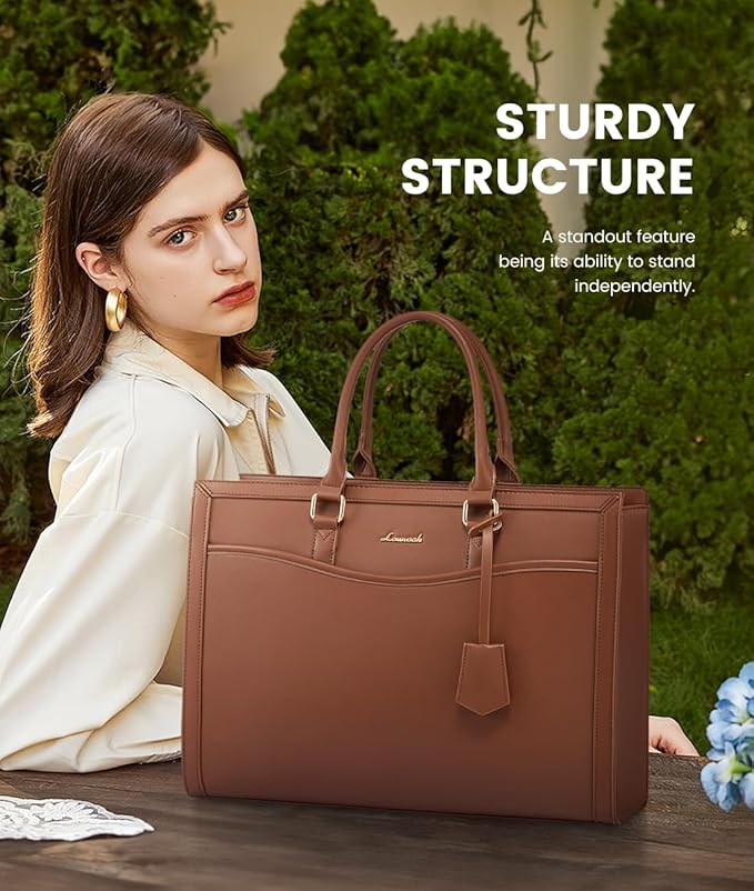 LOVEVOOK Laptop Tote Bag for Women, Office Work Bag Briefcase fit for 15.6 inch Laptop, Large Capacity Teacher Bag Handbag
