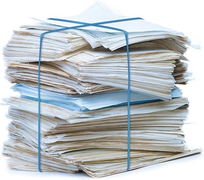 Coopay 12 Inches Extra Large Rubber Bands, 30 Pieces Heavy Duty Trash Can Band Bulk, Strong Elastic for Office Supply School Home, Garbage Cans, File Folders (Multicolored)