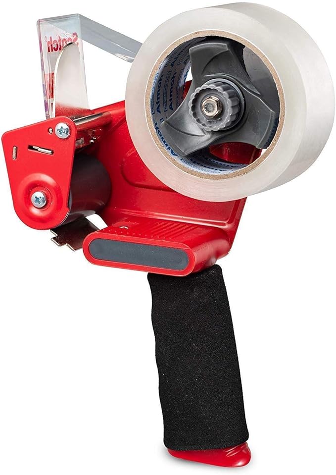 12 Rolls Heavy Duty Clear Packing Tape -Acrylic Adhesive- 2.7mil Super Strong Commercial Grade- Size 1.88 x 60 Yard- 3 Inch Core- Refill - Moving-Packaging-Shipping - 6 Rolls (11632)