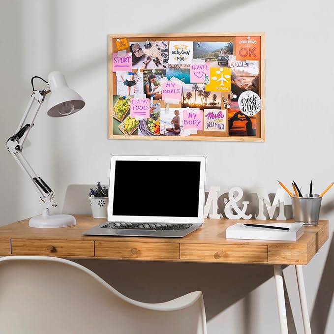 BESARME 200 Pieces Push Pins Set, 5 Types White Thumb Tacks Cute Decorative Push Pins for Wall Cork Board Bulletin Boards with Storage Box