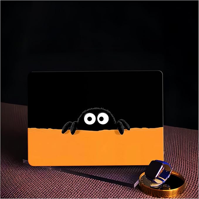 Cute Animal Print Case for MacBook Air 13.6 inch 2022-2025 M4 A3240 M3 A3113 M2 A2681,for Mac Air13 M4 Pattern Plastic Clear Hard Shell&Keyboard Cover for MacBook Air13.6 Case,Abstract Spider