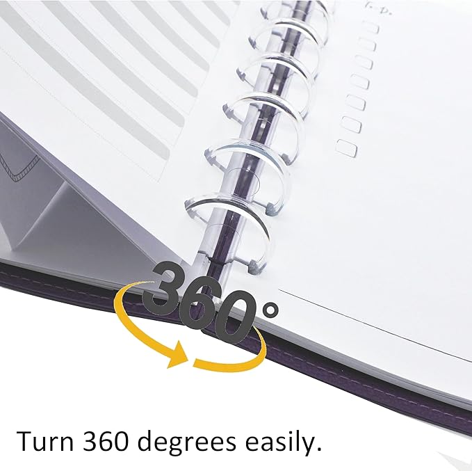 100pcs Discbound Notebook Discs DIY Planner Accessories fits for Tul,Levenger,Arc,Happy Planner,Talia(Super Clear,0.94inch/24mm)