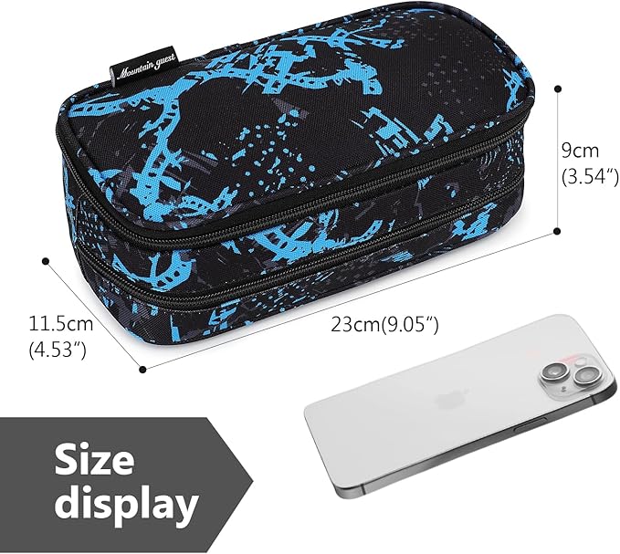 Pencil Cases for kids, Large Capacity Pencil Pouch, Office College School Marker Organizer Case pen for Men Women Adult Teens