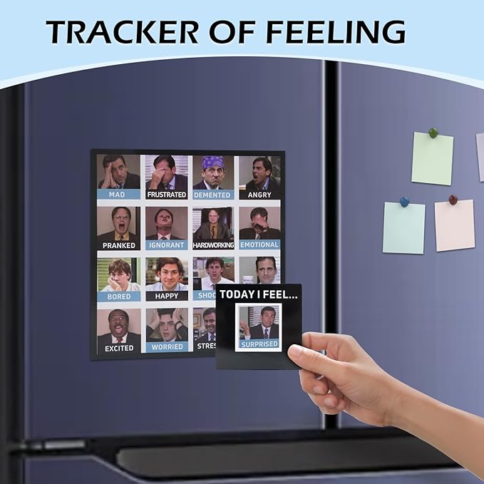 The Office Mood Magnet,The Office Gifts for TV Show Fans, Funny Magnets for Fridge,Today I'm Feeling