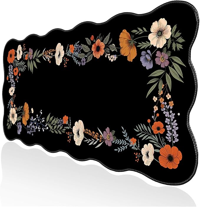 Galdas Gaming Mouse Pad XXL XL Large Long Extended Big Mousepad Non-Slip Rubber Keyboard Mouse Pad with Stitched Edges for Laptop Home Office (35.43x15.75x0.08 Inch)