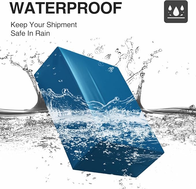 UCGOU Poly Mailers 14.5x19 Inch Navy Blue 100 Pack Large Shipping Bags #7 Strong Thick Mailing Envelopes Self Sealing Adhesive Waterproof and Tear Proof Boutique Packaging Postal for Clothing