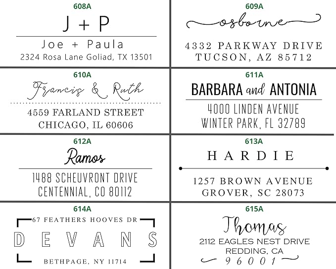 Address Stickers Custom Return Address Labels Roll White Self Adhesive Personalized ActuallyCustom17