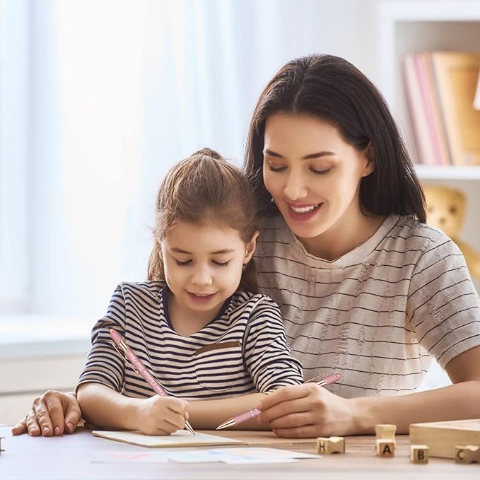 Personalized Pens Bulk 150 with Name Custom Engraving Ballpoint Pens with Stylus Tip Customized Smooth Writing Pens Personalized Gifts for Anniversary Birthday or Graduation(Dark Green,Black Ink)