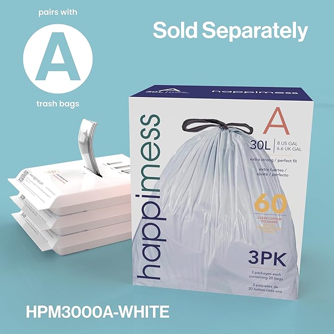 happimess HPM1014A Beni Kitchen 16-Gallon Double-Bucket Step-Open Trash Can with Soft-Close Lid, Modern, Minimalistic, Fingerprint Proof for Home, Kitchen, Laundry Room, Office, Bathroom, Chrome