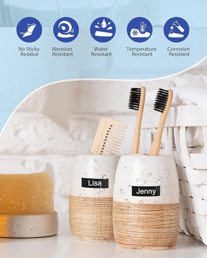 Tze335 Tze 12mm 0.47 Laminated Black Label Maker Tape Compatible for Brother Tze-335 Tz-335 Tz 1/2 Refill Work for Ptouch PT-D210 PT-D220 PT-H110 PT-D400 PT-D600, White on Black, 4 Pack