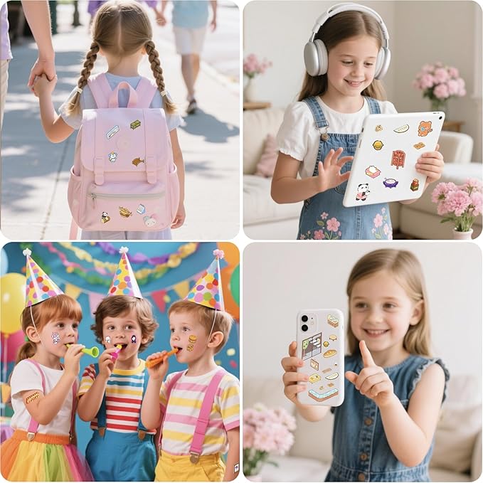 selgratwin DIY 3D Sticker Scenes for Adults Kids Reusable Cute Scene Stickers with Tweezer and Gem Stickers DIY Fun Mini Shops,playgrounds,Dream Houses Sticker Therapy Relief Stress ﻿Pass The time