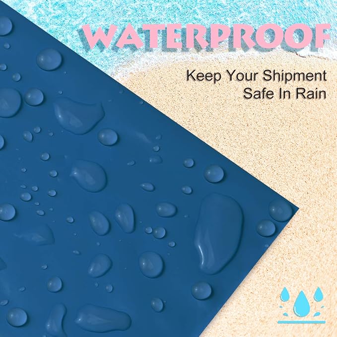 UCGOU Poly Mailers 24x24 Inch Navy Blue 50 Pack Extra Large Shipping Bags Strong Thick Mailing Envelopes Self Seal Adhesive Waterproof and Tear Proof Boutique Postal for Clothing,Quilt and More