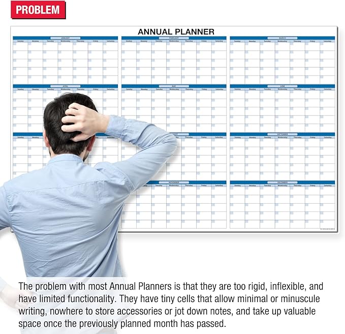 Ultimate Office Magnetic Dy-Erase Whiteboard Modular Monthly Planning Calendar (1 Each)