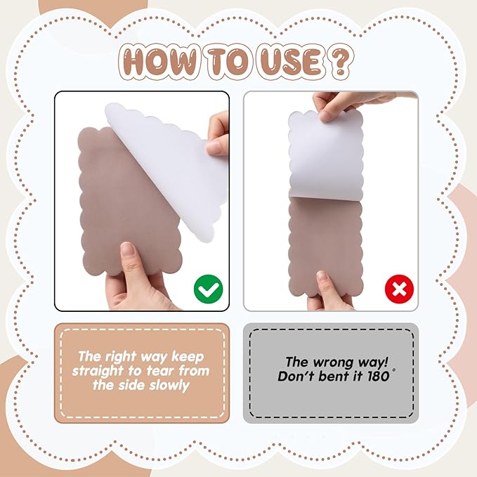 Eaasty 8 Pack Scalloped Sticky Notes Bulk Christmas Cute Self Sticky Note Pads Multi Color Bright Vintage Note Pads or School Office Supplies 240 Sheet(4" X 6",Colors Vintage)