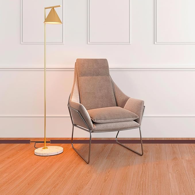 Floor Cord Cover Cavity 0.8"x0.37" Self Adhesive Cord Hider, 3.3FT Low Profile Cable Management, Extension Strip Protector for Wires, Prevent Cable Trips for Offices, Gyms, Exhibitions (Coffee)