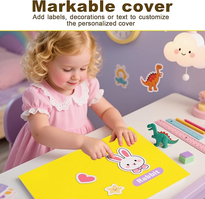 60 Pack Paper Pocket Folders, 2 Pocket Folders, Letter Size, Yellow