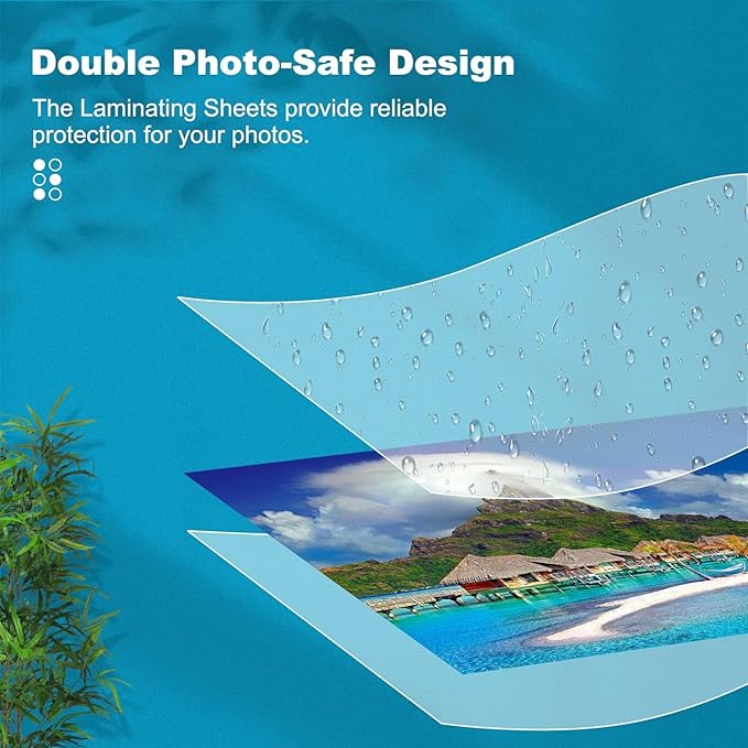 3 mil Thermal Laminating Sheets, Holds 8.5" x 11" Sheets, Thermal Laminating Pouches for Laminator, 9" X 11.5" Letter Size Thermal Laminating Paper, Round Corner 500 Pack