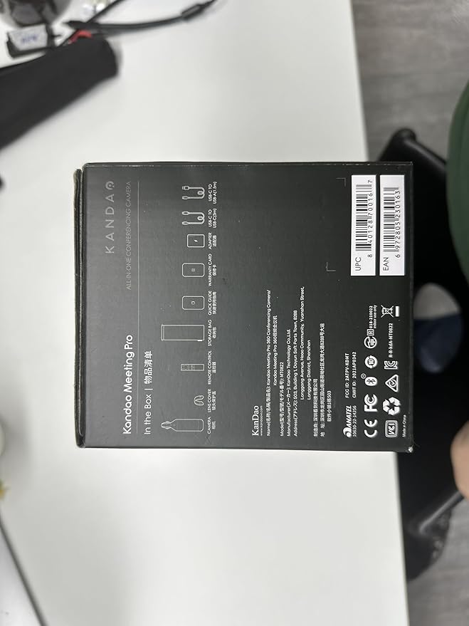 KanDao Meeting Pro - 360 Video Conference Camera, 4-in-One AI Smart Tracking Video Conferencing System, Works on Microsoft Teams, Zoom, Google Meet, Skype etc, Hybrid Meeting Room Zooming Camera