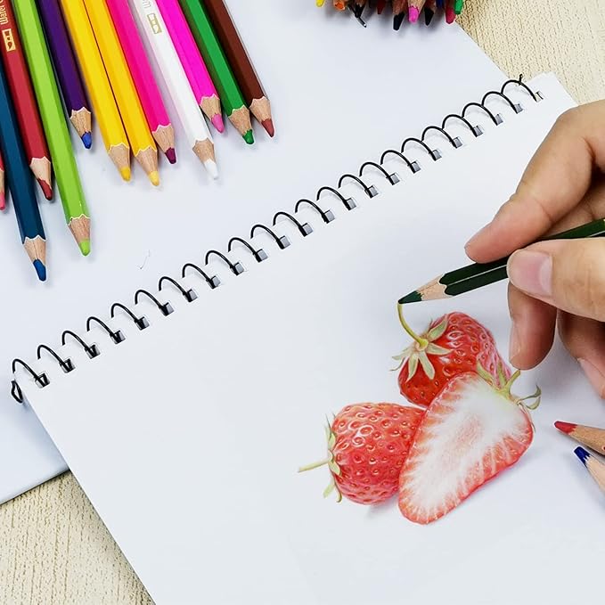 RAYSON 9.5mm Wire Coil Binding Spiral, 3:1 Pitch, 3/8" Metal Spiral Binding Coil, Black Color & Pack of 100