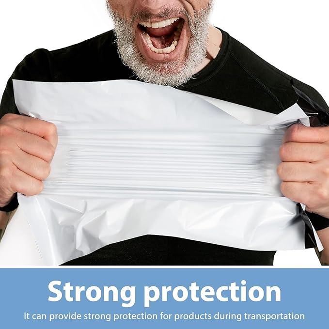 Metronic Poly Mailers 19x24 Inch 2000pcs White, Large Shipping Bags for Clothes,Self Adhesive Shipping Envelopes for Small Business,Waterproof Mailers Poly Bags for Shipping,Packaging Mailing Bags