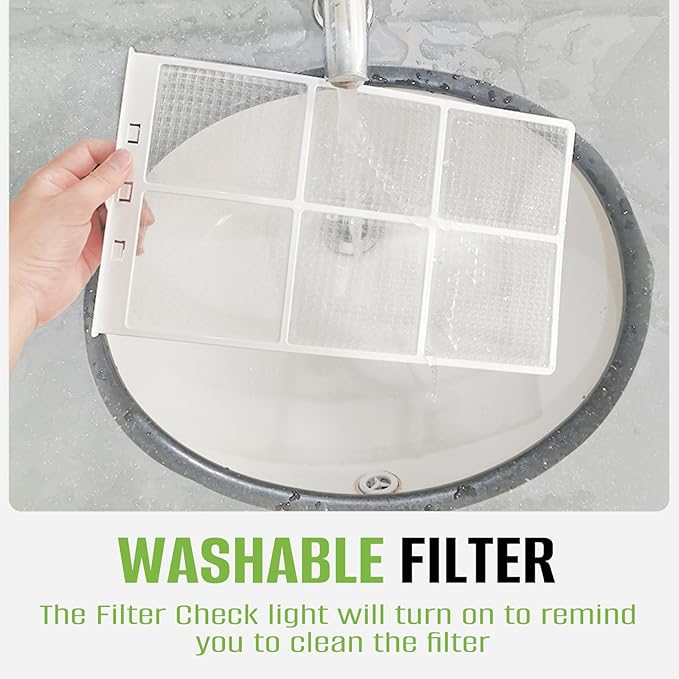 6000 BTU Window Air Conditioner with WiFi, Smart Window AC Unit with Remote, Energy Saving, Easy Install Kit, Cools up to 250 Square Feet