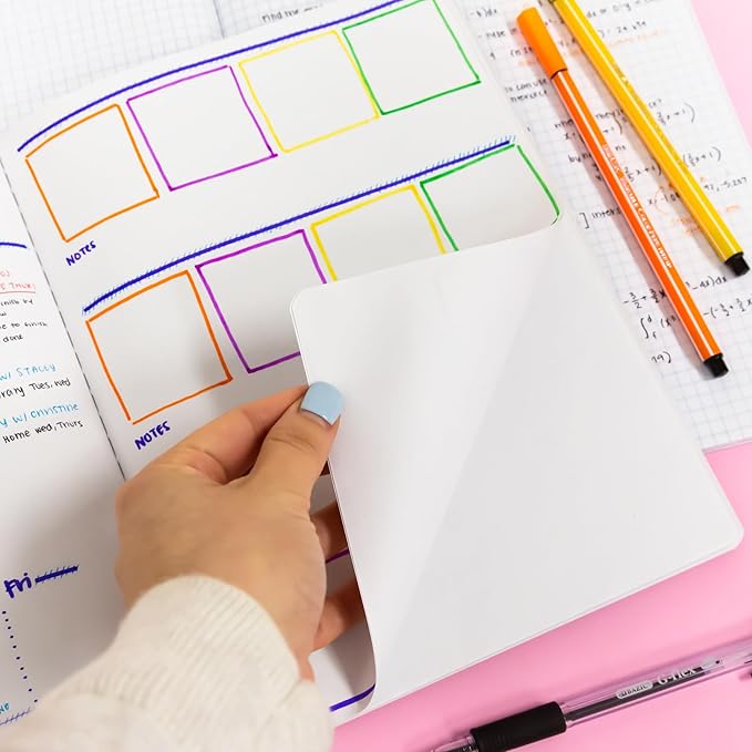 BAZIC Composition Book Blue Marble Unruled Ruled 100 Sheet Notebook, Blank Page Journal Comp Notebooks for School, 48-Pack