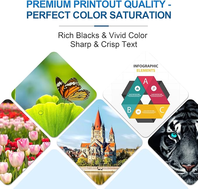 201A Toner Cartridges 4 Pack(with Chip) Comaptible with 201A Toner Cartridges, Works for Color Pro MFP M277dw M277c6 M252dw M252n M252 M277 M277n Ink Printer (Black Cyan Yellow Magenta)