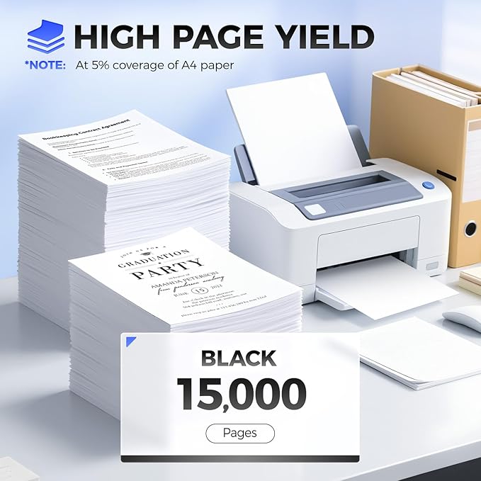 56F1H00 Toner Cartridge with chip Black Replacement for Lexmark 56F1H00 Toner Compatible for Lexmark MS321 MS421 MS521 MS621 MS622 MX321 MX421 MX521 MX522 MX622 Laser Printer dn adw adn dw ade de adhe