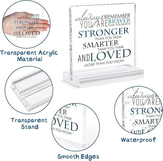 LukieJac Motivational Gifts For Women Encouragement Gifts Cheer Up Gifts For Women Friend Congratulations Gifts Proud Of You Gifts For Her Believe Sign Inspirational Gifts