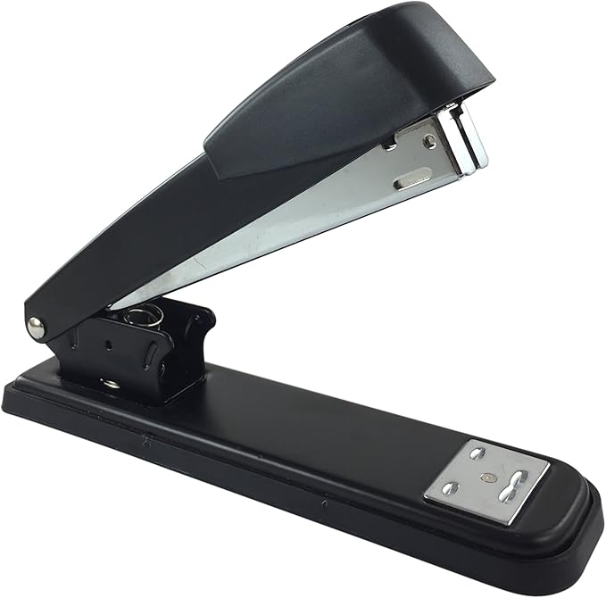 Clipco Stapler with 2000 Staples Full Desk Size Black (Pack of 6)
