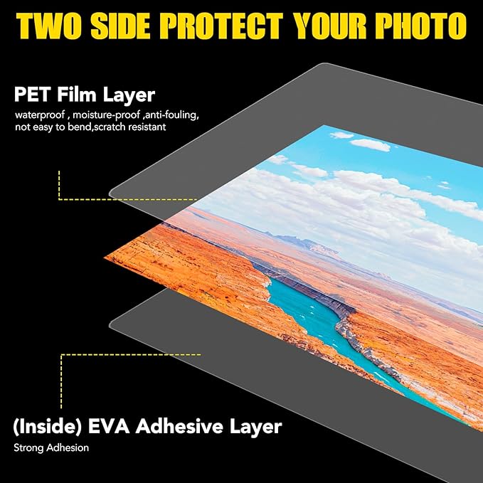 300 Pack Laminating Sheets, 3 Mil, 9 x 11.5 Inches Thermal Laminating Pouches Lamination Sheet Paper for Laminator, Clear, Letter Size, Office and School Supplies