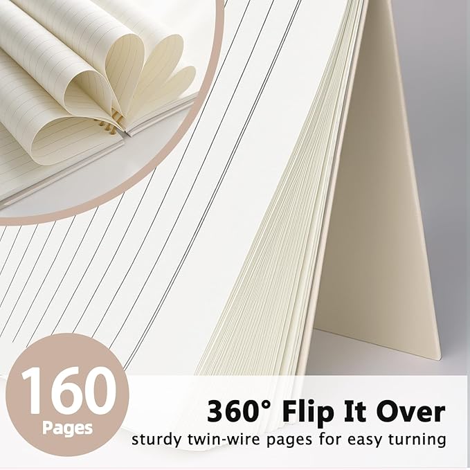 LIANHW Funny Black Cat Notebook, Cats Lover Gifts Notebooks for Note Taking, Cats Mom Lady Gifts Journal, Black Kitten Eat Noodles Journals for Writing, Cat Office Supplies, 5.5x8.3 Inch