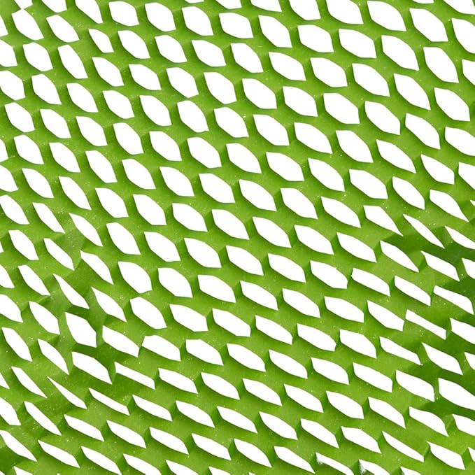 JAM PAPER Honeycomb Packing Paper Roll - 12" x 328' - Emerald Green - 328 Sq Ft - 80 GSM - Roll Sold Individually