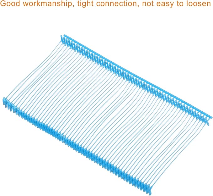 MECCANIXITY Standard Tagging Fasteners,Plastic Regular,Standard Label Gun Price Tagging Barbs for Garment Price Tag Label Tagging Barbs 50mm/2 Inch,Pack of 1000 Sky Blue