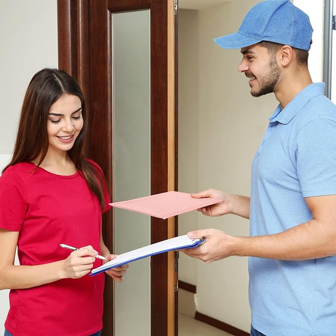 Fuxury Bubble Mailers 6x10 Inch 500 Pack Padded Envelopes Usable Size 6x9" Thick Mailing Envelopes Bubble Opaque Padded Mailers Shipping Bags for Mailing Jewelry Makeup Small Business #0 Light Pink