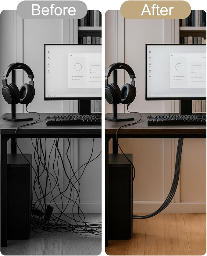 Magnetic Zip Tie Mount Wire Cable Holder, Include 10 Pcs 43mm Magnetic Cable Zip Tie Base with 50 Pcs Heavy Duty Zip, Multipurpose Wire Clips Management Base, Black