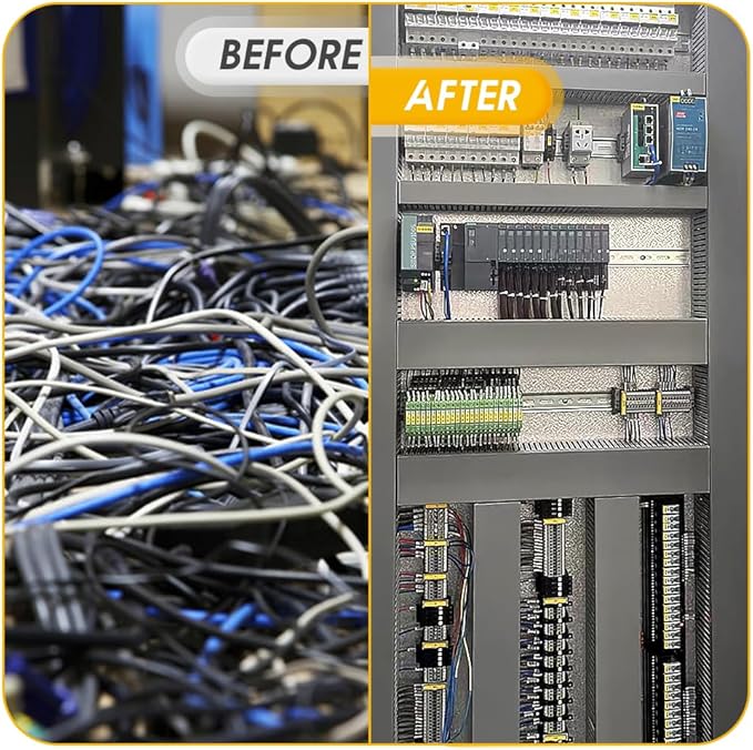 Cable Raceway 95" Open Slot Cable Management Kit Large Capacity Upgraded Snap Structure,Wire Cover Cord Hider for Under Desk&Industrial Network/PC/TVs- 23.6" X 1.97" X 1.97" X 4PCS LWH Grey Color