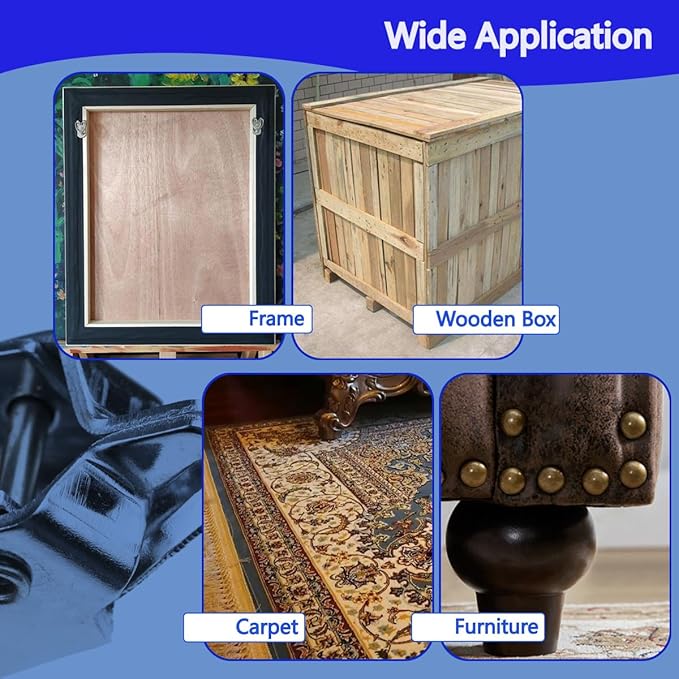 Upholstery Staple Remover Heavy Duty Staple Puller for Removing Carton Construction Upholstery Staples Removal Tool with Non-Slip Handle for Furniture, Carpet, Carton, Floor 3 Pcs