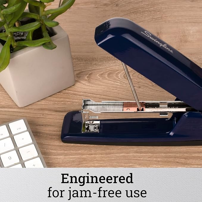 Swingline Stapler, 30 Sheet Capacity, 747 Business Stapler, Jam Free, Metal, Royal Blue (74729) (Pack of 2)