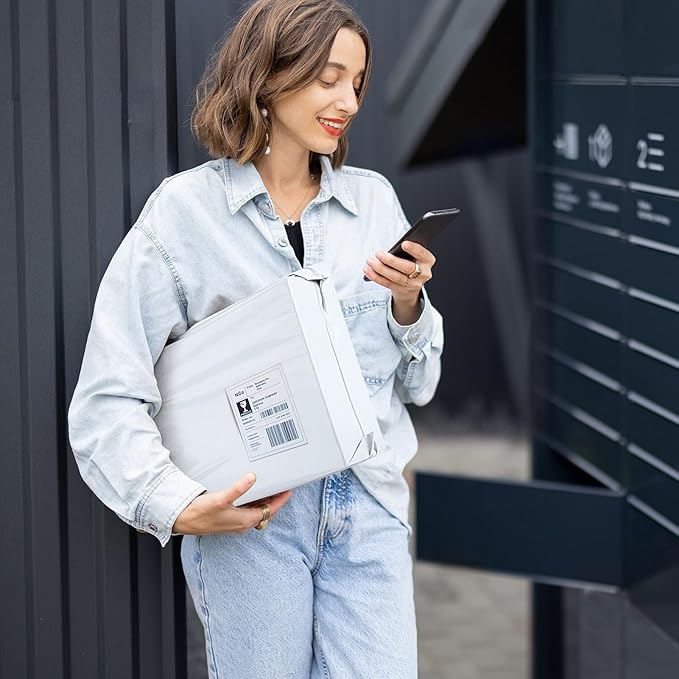 Metronic Poly Mailers 10x13 1000Pcs, Small Shipping Bags for Clothing, Waterproof Mailers Poly Bags for Small Business, Shipping Envelopes Mailing Bags for Business, White