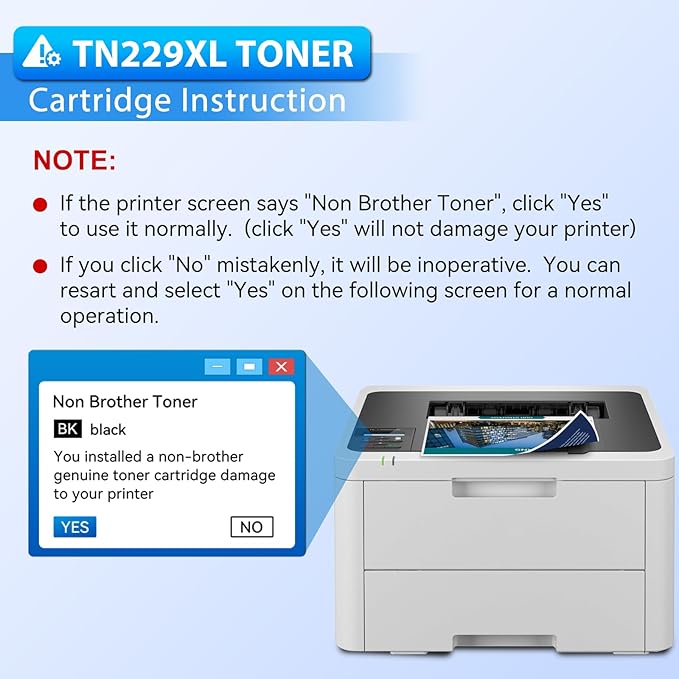 ZIPRINT TN229XL TN229 Toner 4 Pack Compatible Replacement for Brother TN229 TN 229 Toner Cartridges for Brother MFC-L3780CDW HL-L3280CDW MFC-L3720CDW HL-L3220CDW HL-L3300CDW HL-L3295CDW Printer