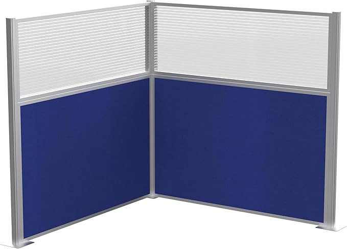 Versare Hush Panel Cubicle Kit | Workstation Partition Walls | Sound Dampening Cubicle Walls | Partitions for Desks