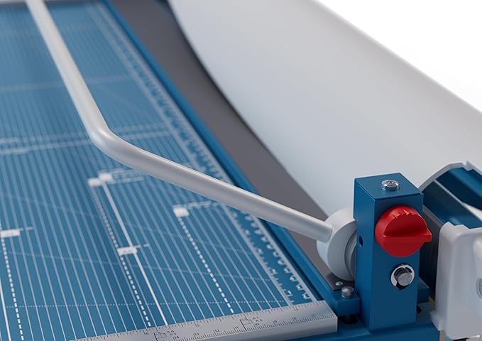 Dahle 569 Premium Guillotine Trimmer, 27" Cut Length, 35 Sheet Capacity, Self-Sharpening Blade, Manual Clamp, w/Safety Guard