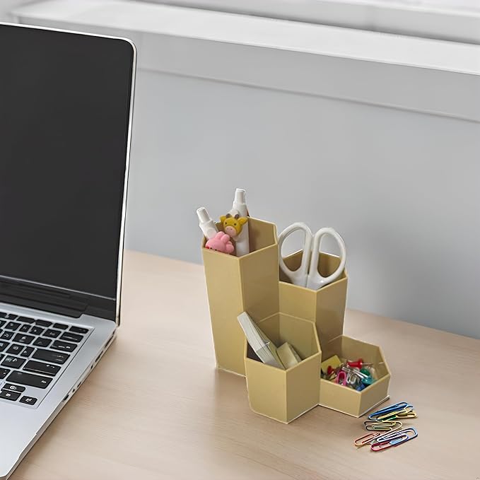 Pencil Holder for Desk Organizer Cute Pen Holder Office Desktop Supplies and Accessories for Desk for Office School Home