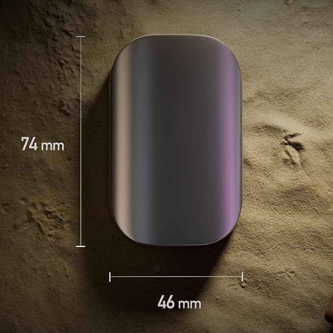 SK hynix Beetle X31 2TB Portable SSD with DRAM, up to 1050MB/s, USB 3.2 Gen2, External Hard Drive Compatible with PC, Mac, Laptop, PS5 (Dark Grey)