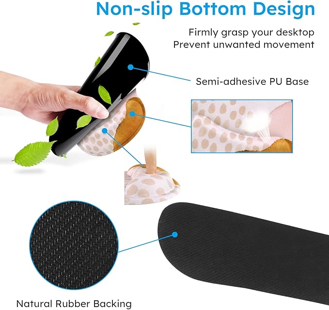 iCasso Desk Mat, Gaming Mouse Pad Wrist Support Set,4in1 XXL Large Mousepad + Keyboard Wrist Rest+Mouse Wrist Rest+Coaster Set with Ergonomic Design for Home Office Table Computer-Color Block