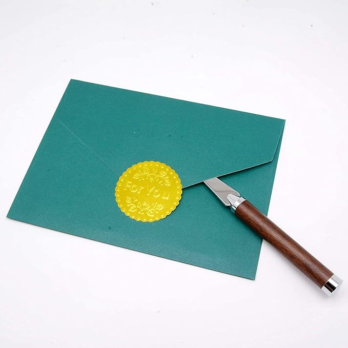 LACHIEVA LUX Walnut Rollerball Pen and Letter Opener Gift Set, Solid Wood with Rich Grain, Gift for Men and Women, TimberDuo Series